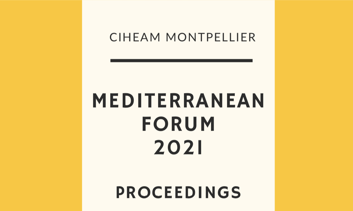 Actes du MedForum organisé par le CIHEAM Montpellier