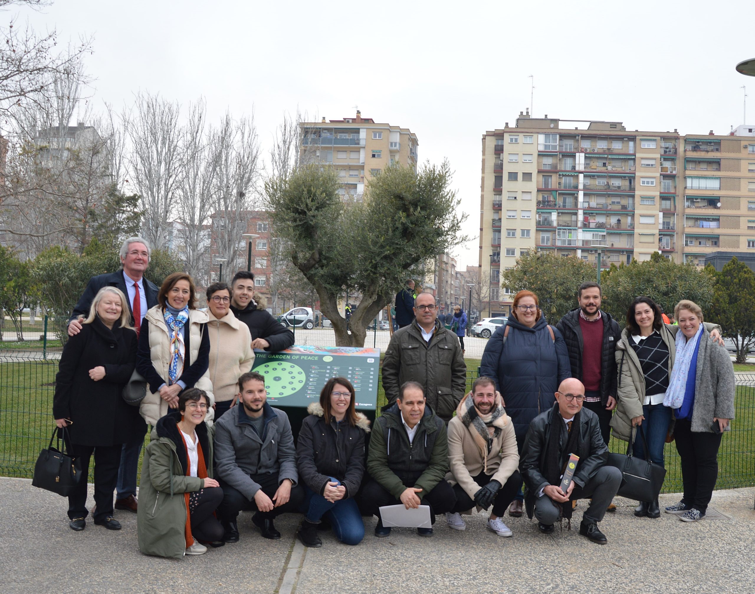 Inauguration d’un nouveau Jardin de la Paix à Saragosse