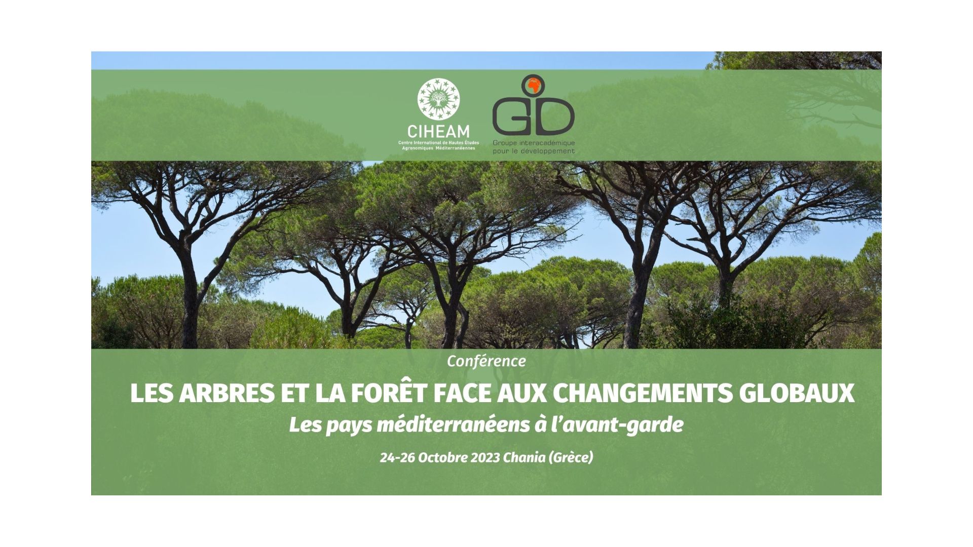 Les arbres et la forêt face aux changements globaux : les pays méditerranéens à l’avant-garde